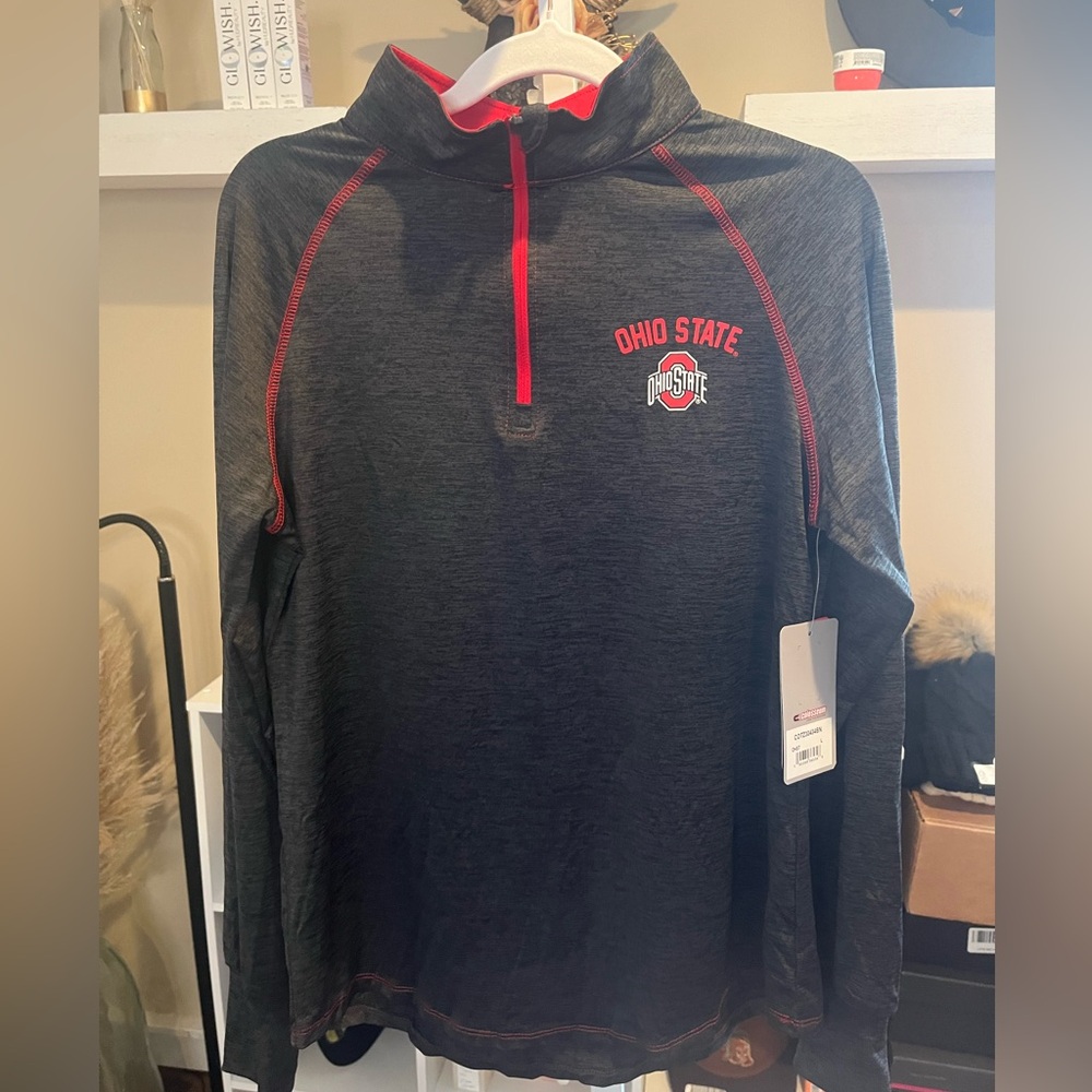 Women’s Colosseum Ohio State Buckeyes Stingray Raglan - Picture 4 of 6